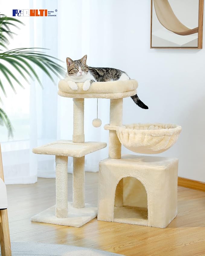 PEQULTI Small Cat Tree, [28.5&