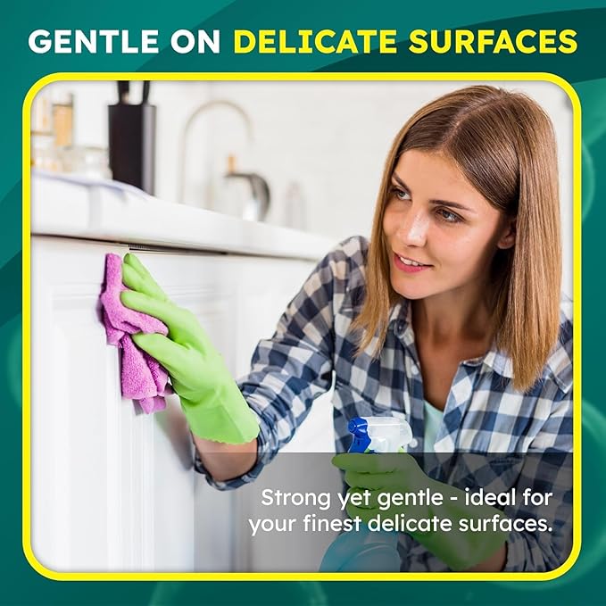 All-Purpose Cleaner &amp; Degreaser – Heavy-Duty Grease &amp; Stain Remover for Home, Kitchen, Garage &amp; Industrial Use, Surface-Friendly, Cuts Through Tough Dirt – 1 Gallon (4 Pack)