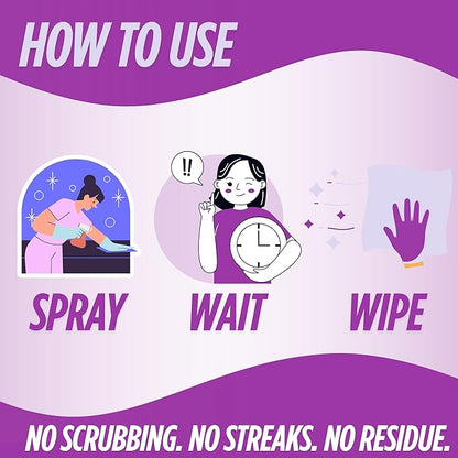Oh Yuk All Purpose Cleaner – All-in-One Combo Pack with Multi-Purpose Surface Spray and 4X Long-Lasting Concentrate Refill for Kitchen, Bathroom, Cabinets, Counters, Tile &amp; More