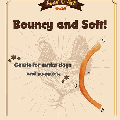 Gootoe Soft Chicken Sticks 1 lb, All Natural, Grain-Free, High-Protein, Healthy &amp; Easily Digestible, Soft Texture, Resealable
