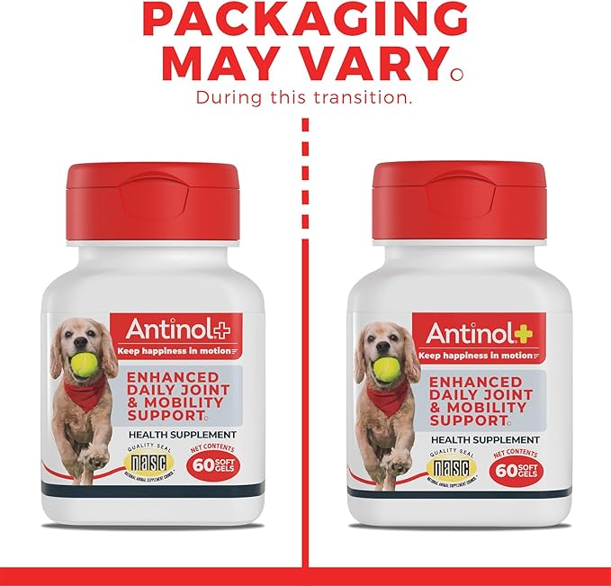 Plus, Mobility, Hip, and Joint Supplement for Dogs, Green-Lipped Mussels and Krill Oil - Dog Joint Supplement, Better and Faster Than Glucosamine and Chondroitin, 90 Soft Gels
