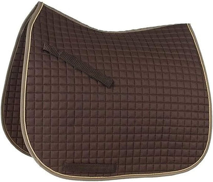 Leather English Riding Horse Saddle Starter Kit Brown Saddle Combo Pack Set of 7 pcs