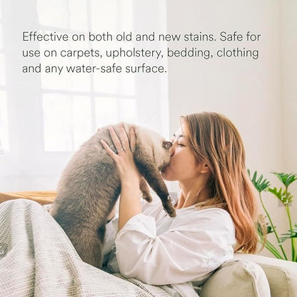 pawTree Urine Eliminator™ - Stain &amp; Odor Remover for Cats and Dog. Enzymatic technology permanently removes old and new stains, neutralizes odors, and prevents repeat marking. Ideal for carpets.