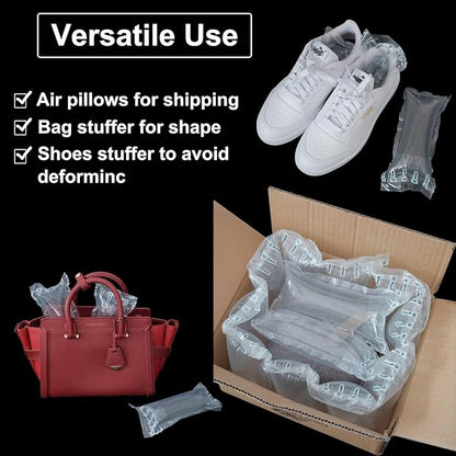 Air Pillows for Shipping with pump 400 Count Inflatable Packaging Air Bags, Alternative to Packing Peanuts, Packing Box filler Purse Stuffers for Shape 3.54" x 7.87"