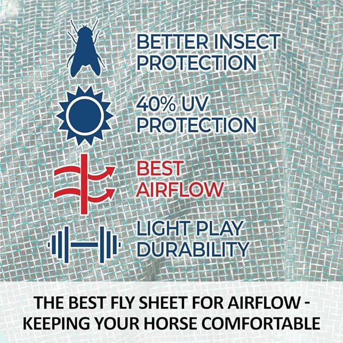 Schneiders Ripstop Nylon Mesh II Horse Fly Sheets | Optimal Airflow &amp; UV Protection