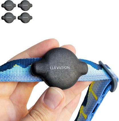 Elevation Lab TagVault™ Compact AirTag Dog Collar Mount (4 Pack) - IP68 Waterproof, Doesn&