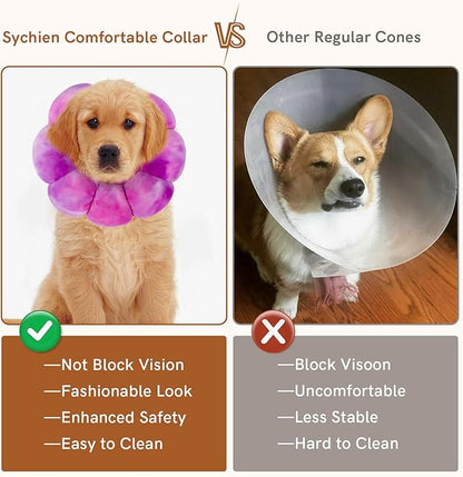 Cat Cone Collar Soft, Adjustable Cat Recovery Collar, Soft Cone for Cats Protective Cat Neck Cone After Surgery