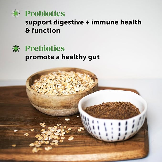 Digestive Probiotic Powder Supplement for Cats - Digestive Support + Gut Health, Probiotic for Cats, Cat Constipation Relief, Bowel Support, Immunity &amp; Overall Health - 120 Scoops