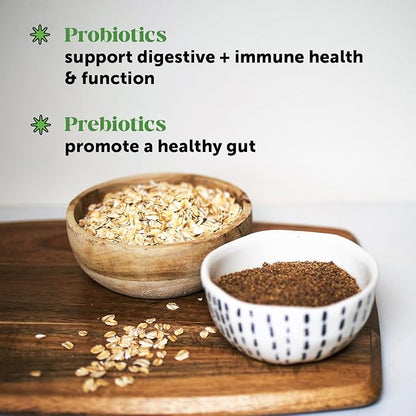 Digestive Probiotic Powder Supplement for Cats - Digestive Support + Gut Health, Probiotic for Cats, Cat Constipation Relief, Bowel Support, Immunity &amp; Overall Health - 120 Scoops