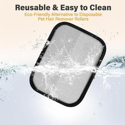 Upgraded Pet Hair Removal Glove - Reusable Electrostatic Fur Remover for Furniture, Clothes, Carpet &amp; Car, Ideal for Dogs &amp; Cats