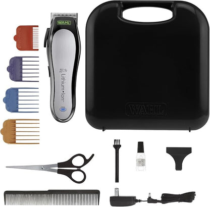 Wahl USA Lithium Ion Pro Series Cordless Animal Clippers – Rechargeable, Heavy-Duty, Electric Dog &amp; Cat Grooming Kit for Small &amp; Large Breeds with Thick to Heavy Coats – Model 9766