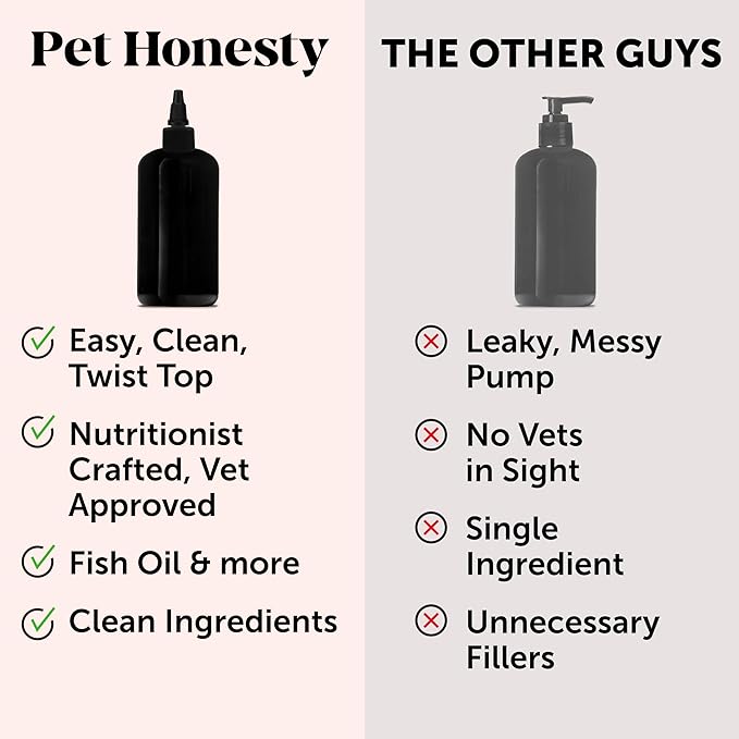 Dog Skin and Coat Supplement with Salmon Oil for Dogs - Allergy Itch Relief + Skin &amp; Coat Health, Dog Food Topper Bone Broth with Salmon Oil, Collagen, Biotin + Vitamin E (12 oz)