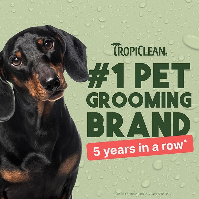 TropiClean Watermelon Cat &amp; Dog Deodorizing Spray | Cat &amp; Dog Grooming Supplies | 8 oz | Made in the USA