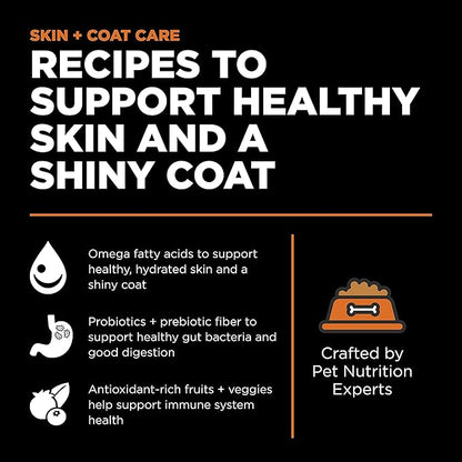 Go! Solutions Skin + Coat Care, Grain-Free Dry Cat Food, Salmon Recipe, 16 lb Bag