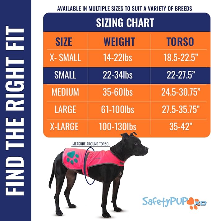 Dog Reflective Vest – Hi-Vis Fluorescent Visibility That Helps to Safeguard Your Pet On/Off Leash in Urban &amp; Rural Areas (Pink, Small)