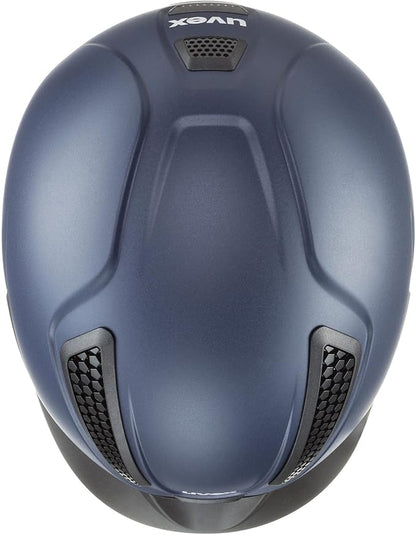 uvex perfexxion II Horse Riding Helmet for Women &amp; Men, Anthracite - Adjustable &amp; Excellent Ventilated Helmet