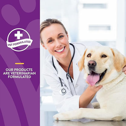 NaturVet –VitaPet Senior Daily Vitamins for Senior Dogs – Plus Glucosamine – Full Spectrum of Vitamins &amp; Minerals – Enhanced with Glucosamine for Added Joint Support – 60 Time Release Tablets