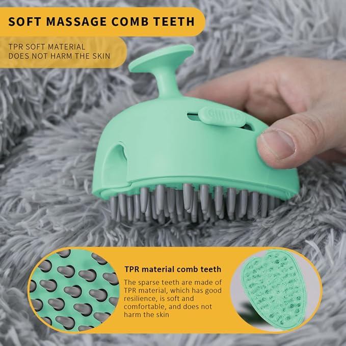 Cat Steam Brush for Shedding, 4 in 1 Rechargeable Steam Brush for Cats and Dogs, Anti-Static, Massage, Cleaning, Shedding &amp; Combing All In One!