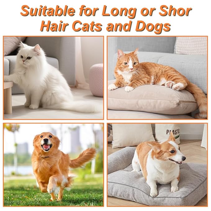 Cat Steam Brush for Shedding - 2025 New Cat Grooming Brush With Steam, Rechargeable Steam Pet Brush for Dogs and Cat,Anti-Static Steam Pet Brush,Massage, Cleaning, Shedding &amp; Combing All In One