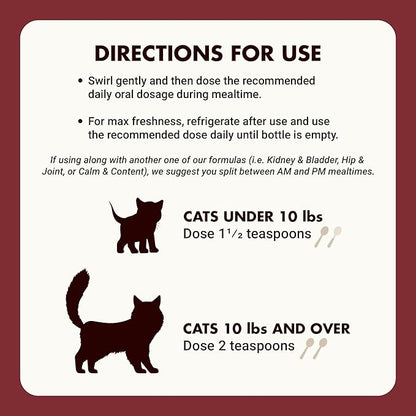 Immune Support for Cats – Daily Formula with Inulin, Beta-Glucan, Vitamin E, Omega-3s, Fermented Yeast &amp; More! - Made for Picky Eaters