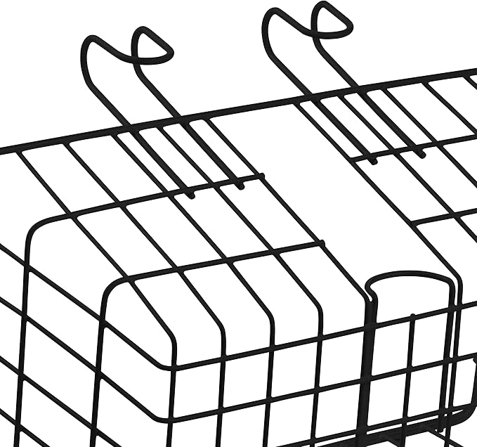 Retrospec Apollo-Lite Lift-Off Bike Basket - Detachable Steel Handlebar Basket with Carrying Handle for Commuting, Shopping &amp; Beach Trips - 14.5in x 9.5in Weather-Resistant Biking Gear
