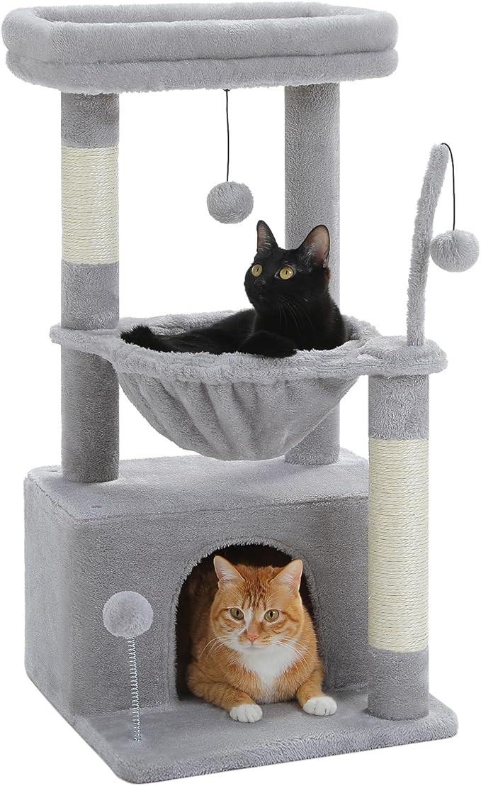PEQULTI 4-in-1 Cat Tree, 33&