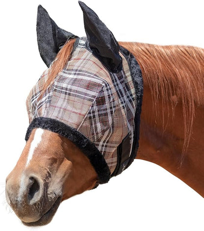 Kensington Signature Fly Mask w/Plush Fleece &amp; Ears w/Forelock Hole Size