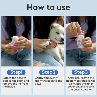 Dog Paw Balm, Moisturizer &amp; Protection for Cracked Dry &amp; Damaged Paws, Nose &amp; Elbows Natural Lick Safe Dog Nose Balm