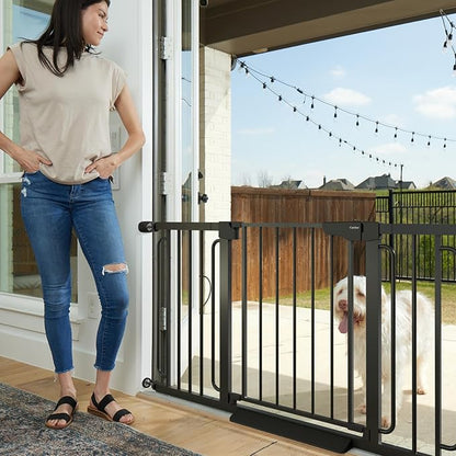 Cumbor 29.7-57" Extra Wide Baby Gate for Stairs, Mom&