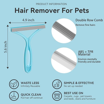 Pet Hair Remover, Dog Cat Hair Remover,Lint Remover,Carpet Rake for Pet Hair Removal,Carpet Rake,Lint Brush,Lint Shaver for Carpets, Car Mat,Couch,Pet Bed,Furniture &amp; Rug