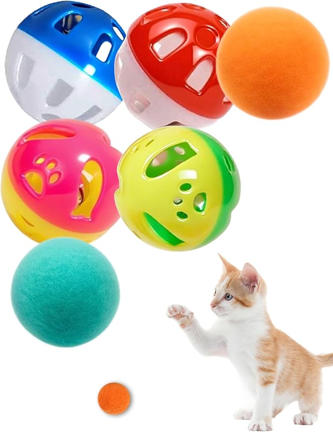 6-Pack Cat Toys for Kittens and Indoor Cats, Loving Every Minute (1.5&