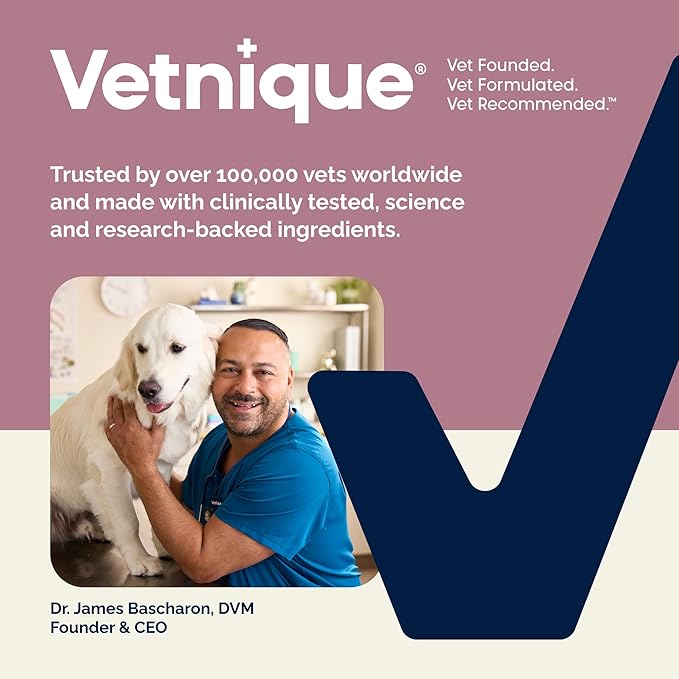 Vetnique Oticbliss Advanced Strength Medicated Dog Ear Infection Treatment, Antiseptic Ear Cleaner for Cat &amp; Dog Ear Cleaning Solution Chlorhexidine &amp; Ketoconazole (6oz Flush)