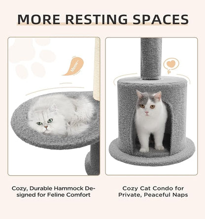 Made4Pets Floor to Ceiling Cat Tree 93-106&