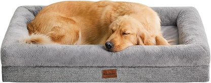 BFPETHOME Dog Beds for Small Dogs, Washable Dog Bed with Sides, Orthopedic Medium Sized Soft Mats with Removable Cover &amp; Waterproof Pet Mat for Pet