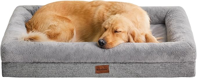 BFPETHOME Dog Beds for Small Dogs, Washable Dog Bed with Sides, Orthopedic Medium Sized Soft Mats with Removable Cover &amp; Waterproof Pet Mat for Pet