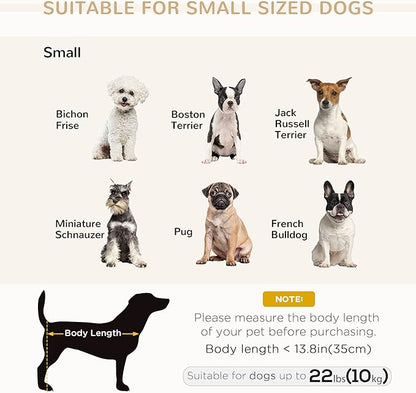 PawHut Luxury Fancy Dog Couch with Hidden Storage, Small Dog Sofa Bed with 2" Soft Foam, Modern Pet Furniture for Puppies &amp; Little Breeds, Brown