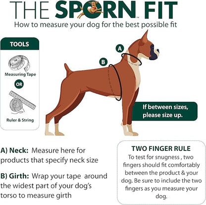 Sporn No Pull Dog Harness for Medium-Sized Dog - Red Mesh, Durable Nylon, Breathable, Adjustable, Lightly Padded, Soft &amp; Easy, Heavy Duty Body Halter Harness for Medium Size Breeds