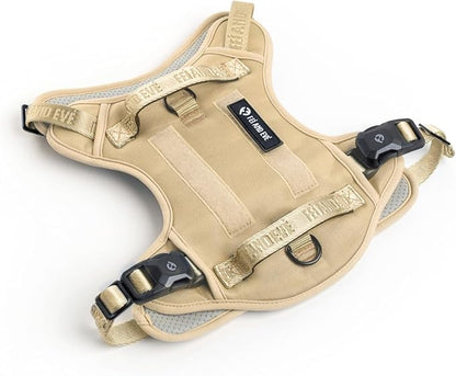 2025 New Edition, Fei &amp; Eve MagEase Dog Harness - 3-Second Magnetic Buckles | 3-Point No-Pull Control | Heavy-Duty 900D Nylon | Dual Safety Handles | Breathable Mesh | Adjustable Fit,X-Large,Champagne