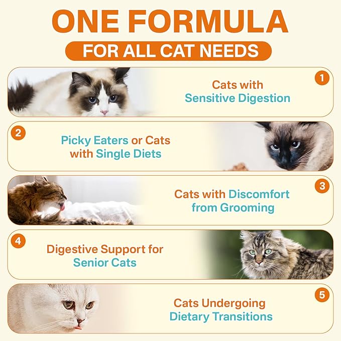 Cat Probiotics &amp; FOS, Gut + Immune Support - 500 Chews Crunchy &amp; Creamy Cheese Core, Probiotic for Digestive and Gut Health, Immunity, Constipation Relief for Cats Kittens - Chicken Shrimp