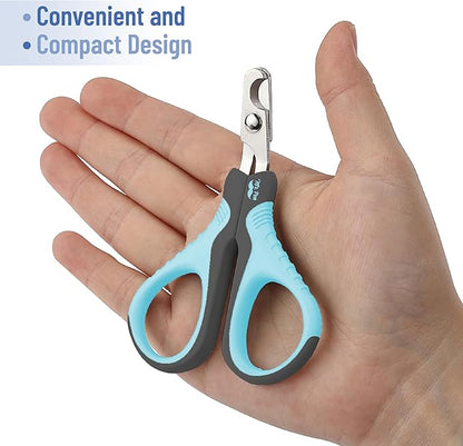 Mr. Pen Cat Nail Trimmer - Sky Blue &amp; Dark Gray, Suitable for Cats &amp; Kittens, Small Dogs
