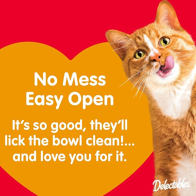 Hartz Delectables Stew Lickable Wet Cat Treats for Adult &amp; Senior Cats, Chicken &amp; Veggies, 1.4 Ounce (Pack of 12) (Packaging may vary)