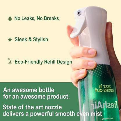 House of Zest FreshAir Home&amp;Pets – Eliminate household odors,from trash,laundry,bathroom/diaper stink,and pet funk.Chemical Free,made with plant-based ingredients, with light citrus scent.2pk 32fl oz