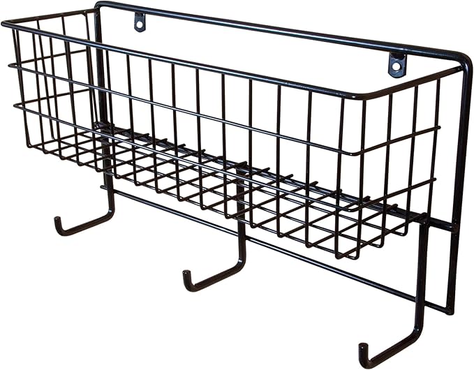 Basket &amp; Tack Rack for Horse | Sturdy, Multi-Function, Mounted Design | 5 Year Warranty