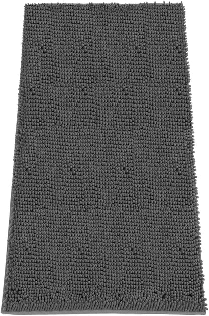 Absorbent Dog Door Mat for Muddy Paws, 60" x 30" Chenille Indoor Mats for Entryway, Trap Dirt Front Door Mat Indoor Entrance Washable Non Slip Soft