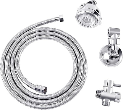 Pet Shower Set with 8.2ft Hose for Bathroom Shower Arm (Suction Holder)