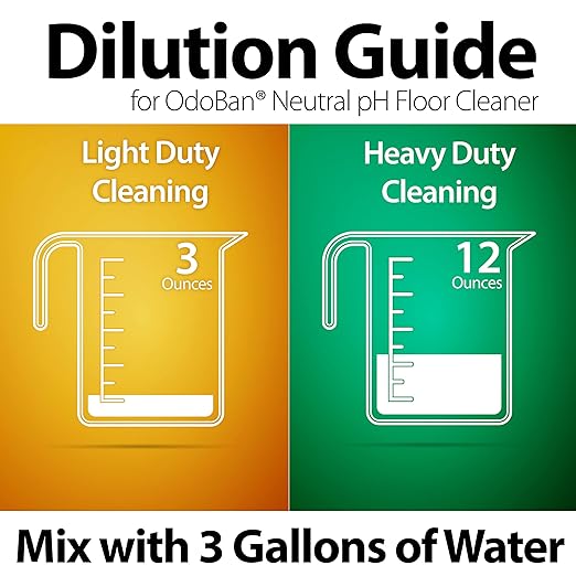 OdoBan Pet Solutions No Rinse Neutral pH Floor Cleaner Concentrate, Made in the USA, Splash O&