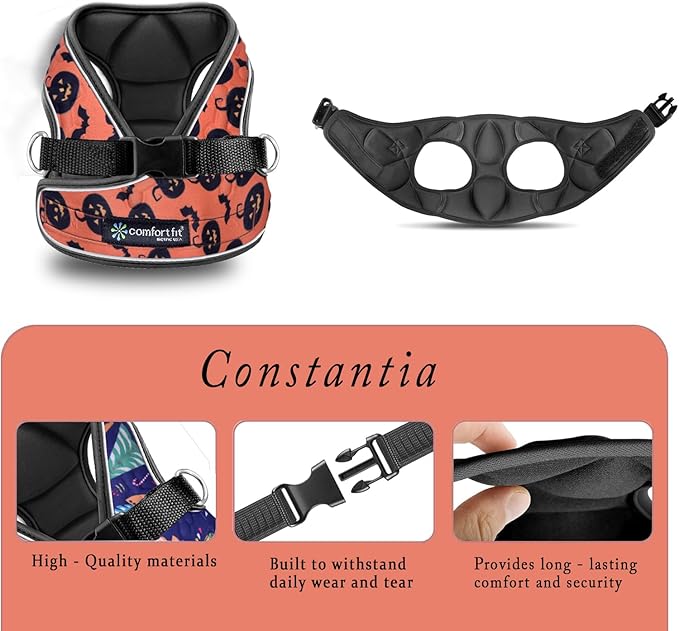 Comfort Fit Dog Harness – Adjustable No-Pull Vest for Small, Medium &amp; Large Dogs – Soft Padded Step-in Design for Easy Control – Ideal for Walking, Running &amp; Training – All-Weather Premium Dog Vest