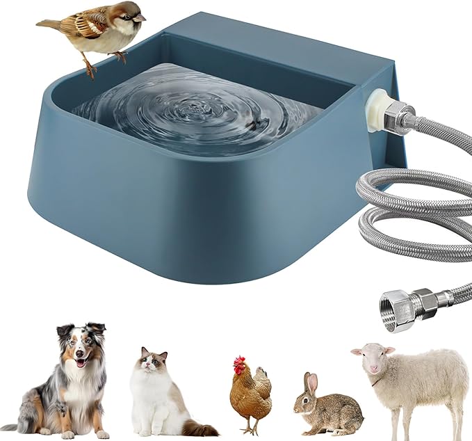 NAMSAN Automatic Dog Water Dispenser with Float Valve, 3/4&