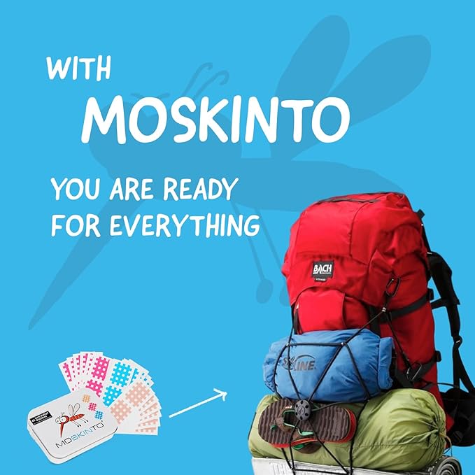 Moskinto The Original Mosquito Itch Relief Patches for Kids &amp; Adults, Bug Bite Patches Soothe Swelling &amp; Itching, Anti Itch Bug Bite Relief, Suction Tool Alternative, Family Pack, 42 Count, Pack of 2