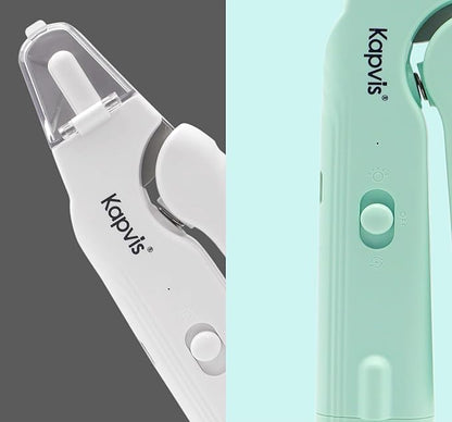 2-in-1 Dog Nail Trimmers &amp; Dog Nail Grinder with LED Lights,Cat Nail Clipper with Guard,cat Nail Trimmer for Large Medium Small Dogs Cats Claw Trimmer Quick Sensor and Safety Guard